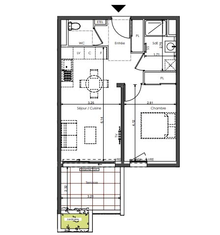 Vente appartement 2 pièces 44.45 m² à Sète (34200), 264 900 €