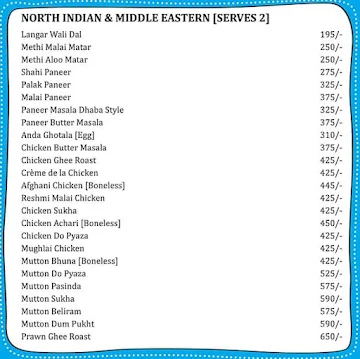 Sujata's Foodopolis menu 