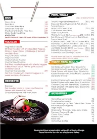 Chow The Asian Kitchen menu 3