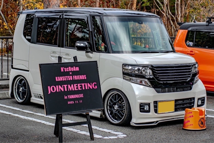 Nボックスカスタムのいつもイイネ&コメントありがとうございます🙇‍♂️・関節friends☝・ワゴンRスティングレー・合同オフ会・富士山パーキング第一駐車場に関するカスタム事例の投稿画像7枚目