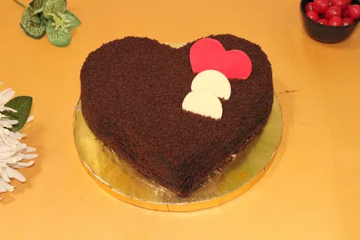 Choco Mud Heart Cake