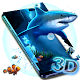 Download 3D Blue Shark Parallax Theme For PC Windows and Mac