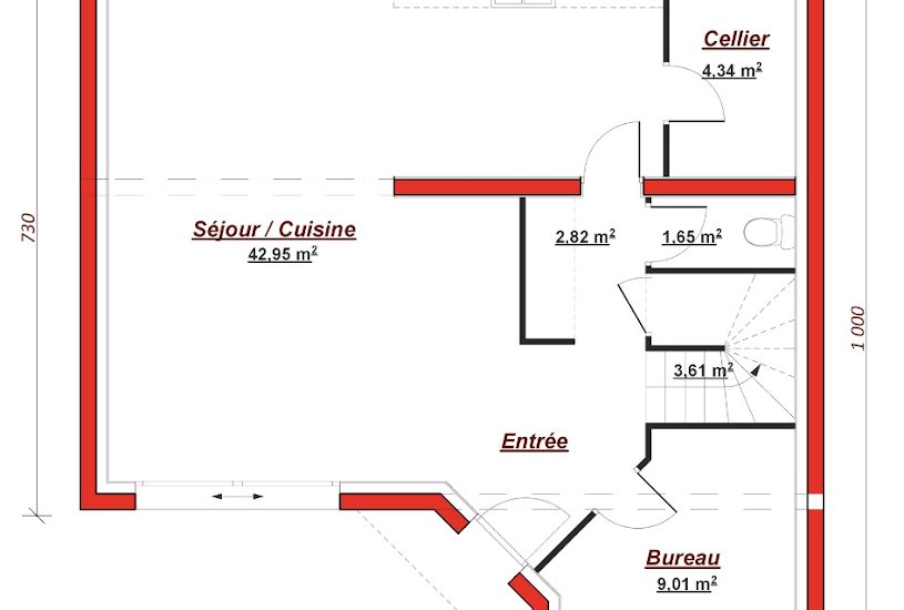  Vente Terrain + Maison - Terrain : 580m² - Maison : 123m² à Saint-Leu-la-Forêt (95320) 