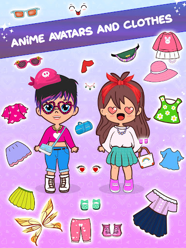 Screenshot Anime Pastel Girl Dressup Game