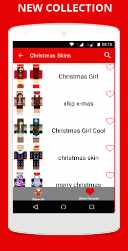 Christmas skins for Minecraft