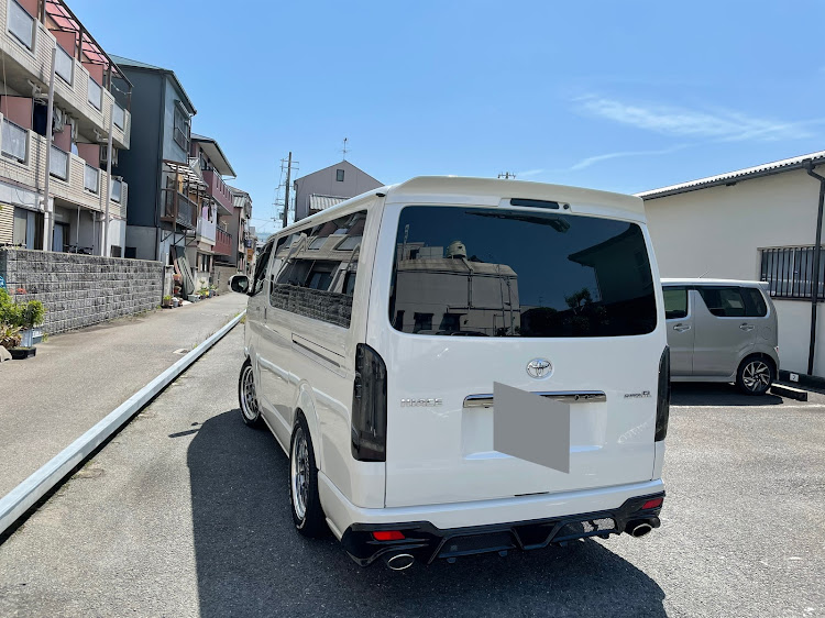 ハイエースバンのGW最終日に関するカスタム事例の投稿画像1枚目