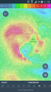 Windy - extreme wind forecast screenshot for Android