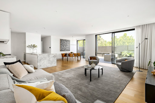 Buy this luxury apartment / penthouse in Toorak (Australia) - Open concept living, kitchen, dining area