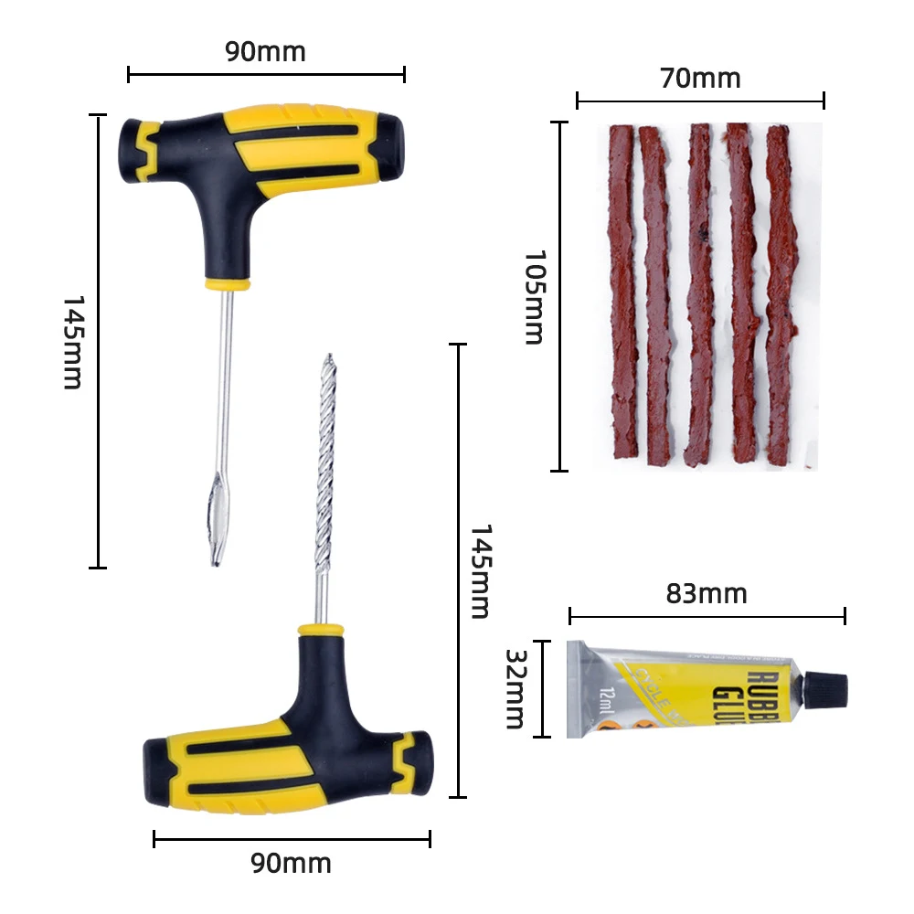 Title 7, Vacuum Tire Repair Tool Set Quickly repair punc...