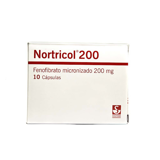 Fenofibrato Micronizado Notricol 200mg 10 Capsulas Siegfried  