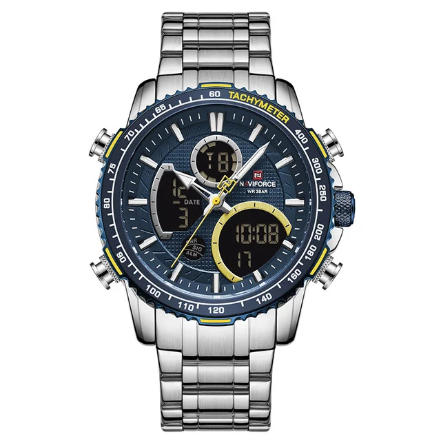 Title 2, NAVIFORCE 9182 herenhorloge, waterdicht en spor...