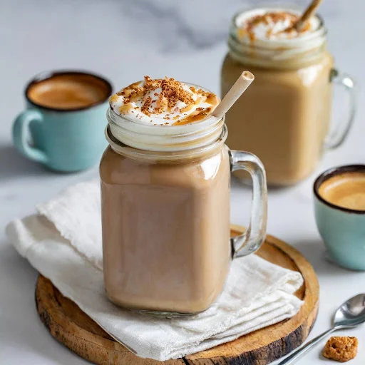 Lotus Biscoff Milk [450 Ml, Mason Jar]