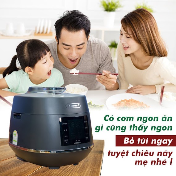 Nồi Cơm Điện Áp Suất Điện Tử Cuchen, Nồi Cơm Tách Đường - Gume Store