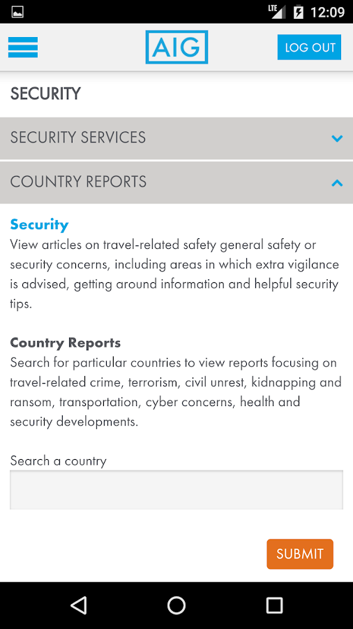 aig group business travel acc. 2018