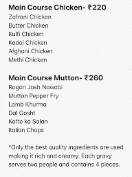 Simu’s Kitchen menu 3