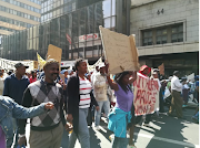 About 300 residents of Johannesburg South marched in the city centre on Friday. They are demanding that the provincial government address their needs for land and housing.