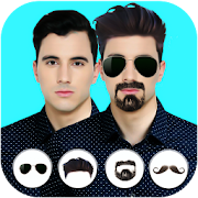 Face changer real photo editor Beard and mustache  Icon