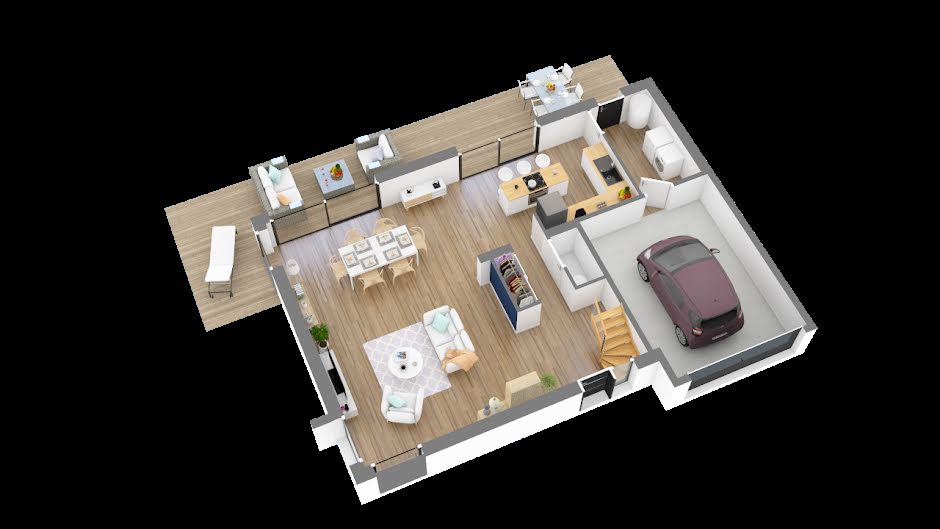 Vente maison neuve 4 pièces 107.28 m² à Quiéry-la-Motte (62490), 273 100 €