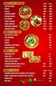 Noorani Dhaba menu 1