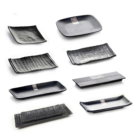 Title 1, Platte rechthoekige sushi -plaat