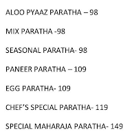 Desi Ghee Parathe Wala menu 1