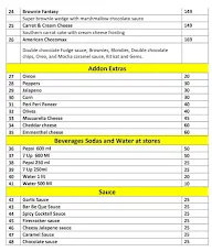 Fasta Pizza menu 2