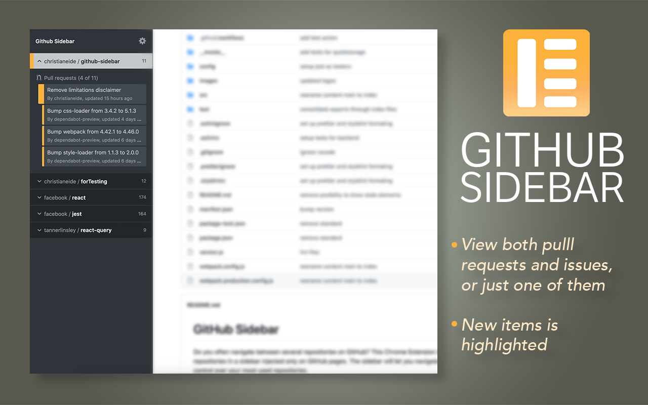 Github Sidebar Preview image 5