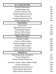 Chick-In Club menu 3