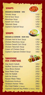 Captain's Resto Bar menu 2