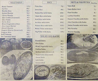 Arohi Food Service menu 1