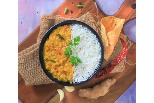 Garlic Dal Tadka Rice Bowl (500 Gm)