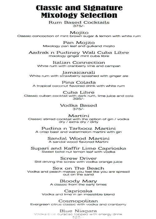 Menu of Lazeez Affaire, Malcha Marg, New Delhi - magicpin