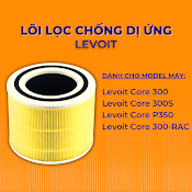 Lõi Lọc Chống Dị Ứng Cho Máy Lọc Không Khí Levoit Core 300/300S Rf. Bộ Lọc Hepa 3 Lớp