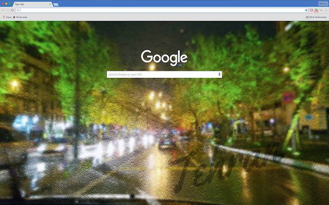 Tehran, Iran - Rain chrome extension