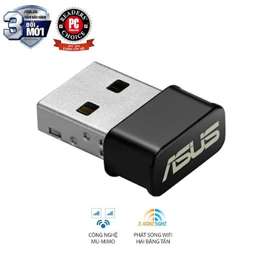 USB thu sóng Wifi Asus USB-AC53 Nano