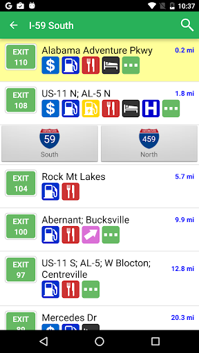 iExit Interstate Exit Guide