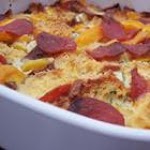 Bacon, Egg, and Cheese Strata was pinched from <a href="http://allrecipes.com/Recipe/Bacon-Egg-and-Cheese-Strata/Detail.aspx" target="_blank">allrecipes.com.</a>