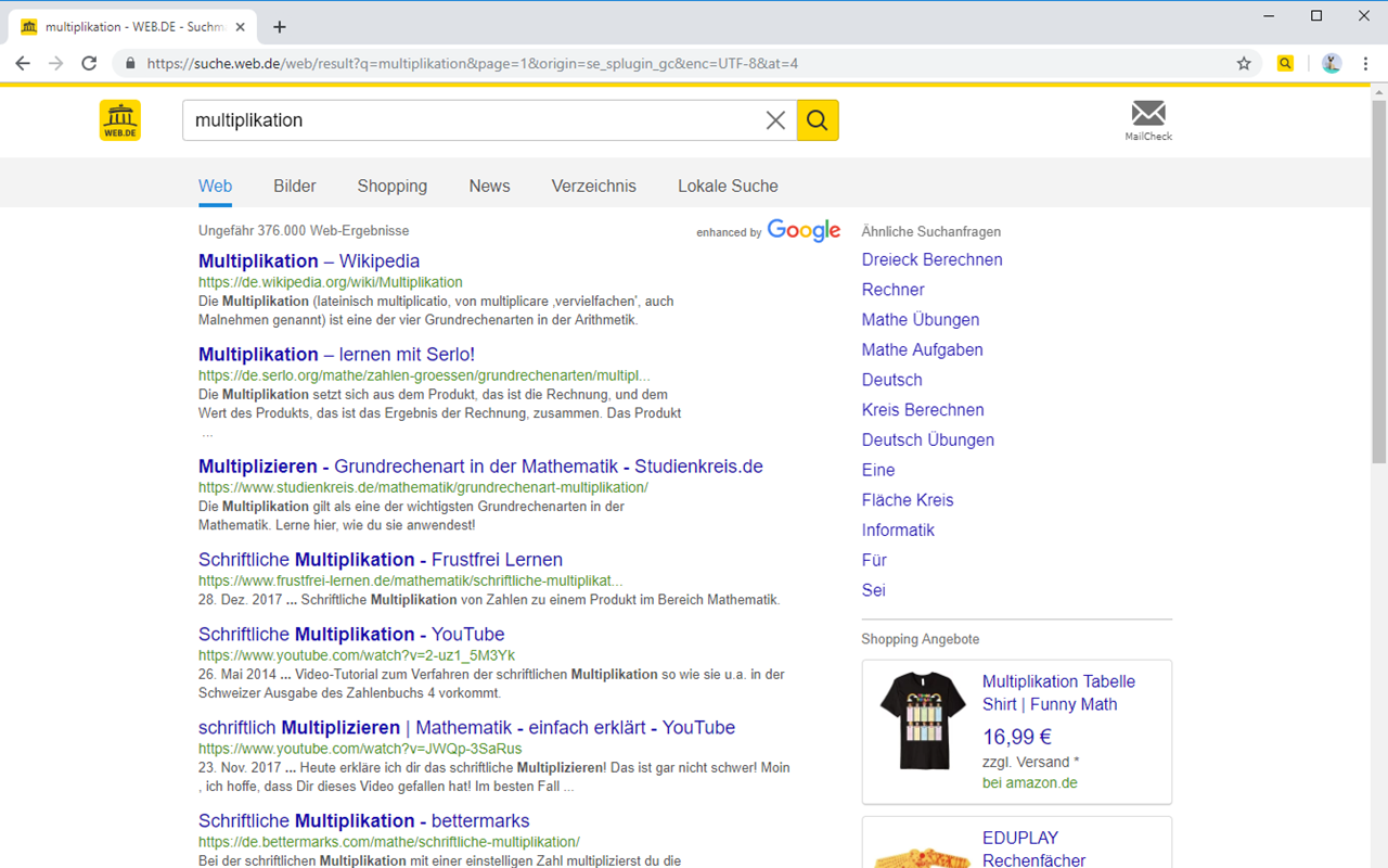 WEB.DE Search Preview image 4