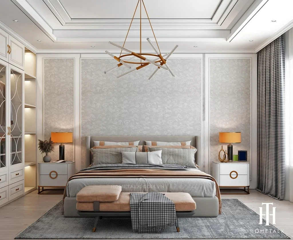 Thiết kế nội thất phòng ngủ 25m2