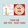 Bói tên, bói ngày sinh trọn bộ icon