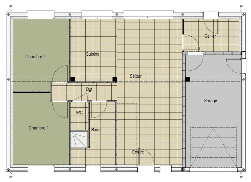 Vente maison neuve 3 pièces 73 m² à Roézé-sur-Sarthe (72210), 205 000 €