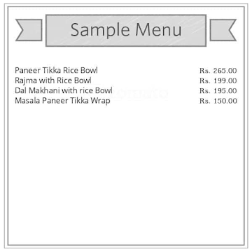 The Bowl Company menu 