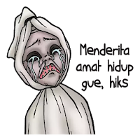 WA Sticker Hantu Pocong Lucu For WaStickerApss