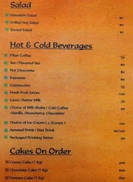 Rue 126 - Hotel Atithi menu 1