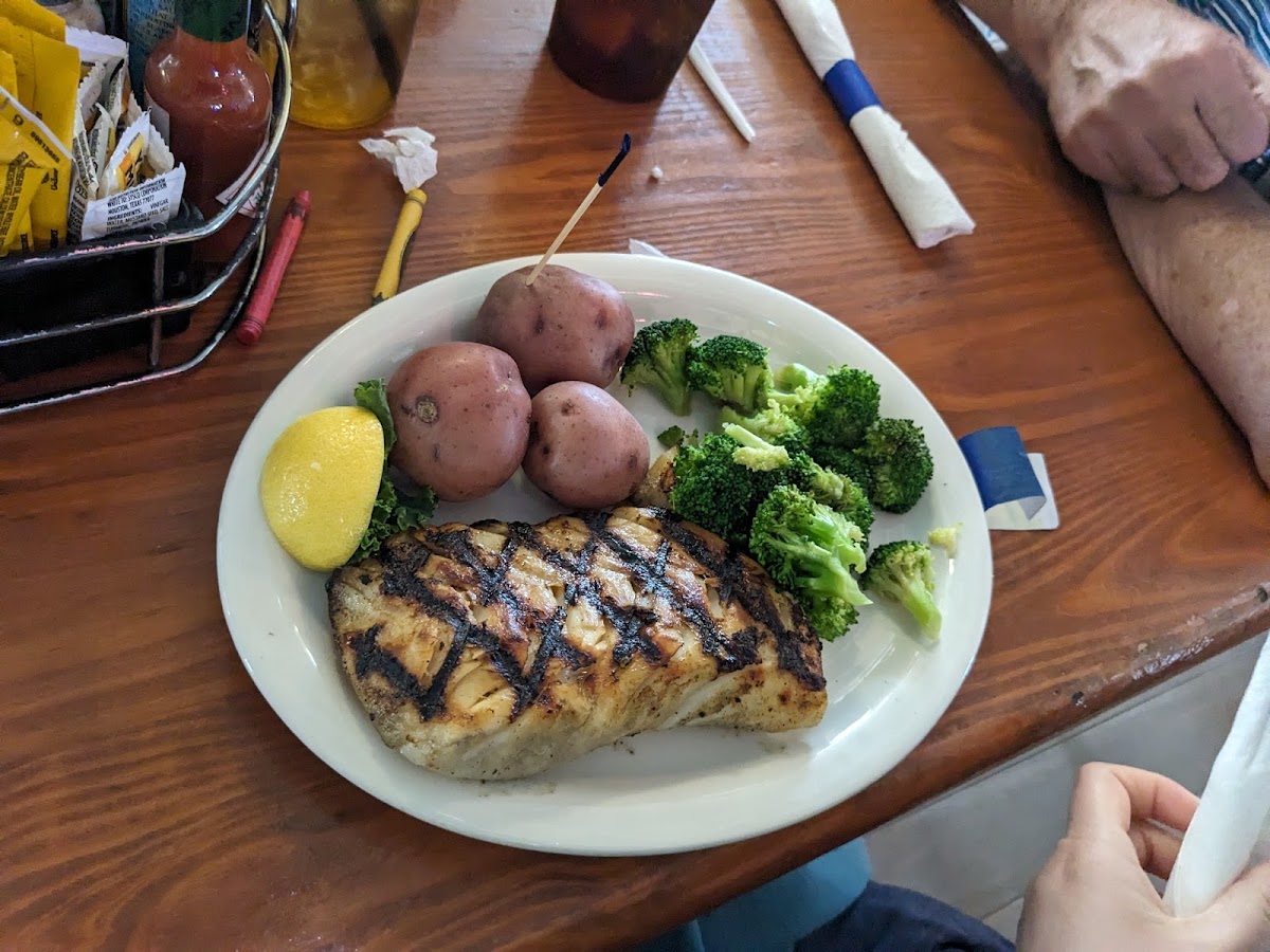 Grilled grouper was good to go