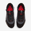 air jordan 34 low pf black / white / red orbit / metallic silver