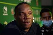 AmaZulu coach Benni McCarthy during the Nedbank Cup launch at The Galleria conference centre in Sandton on February 1 2022.