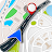 GPS Navigation Globe Map 3D icon