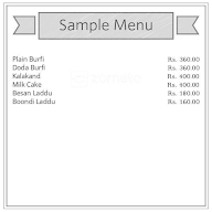 Manchanda Sweets menu 1