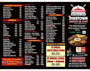 Dine Town Restro & Cafe menu 